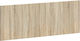 vidaXL Wooden Beige Bed Headboard 140x50cm