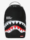 Sprayground Shark Central Bubbly Черна Ученическа Раница Основно Клас 2026