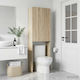 vidaXL vidaXL Floor Bathroom Column for Washing Machine 66x25.5x190cm Sonoma