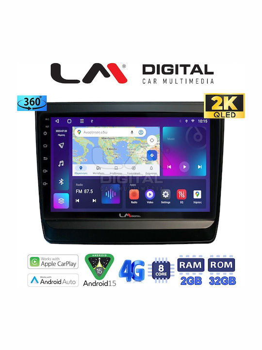 LM Digital Автомобилна Аудио Система Isuzu D-Max 2021 Bluetooth USB Вграден Wi-Fi GPS Apple CarPlay Android Auto