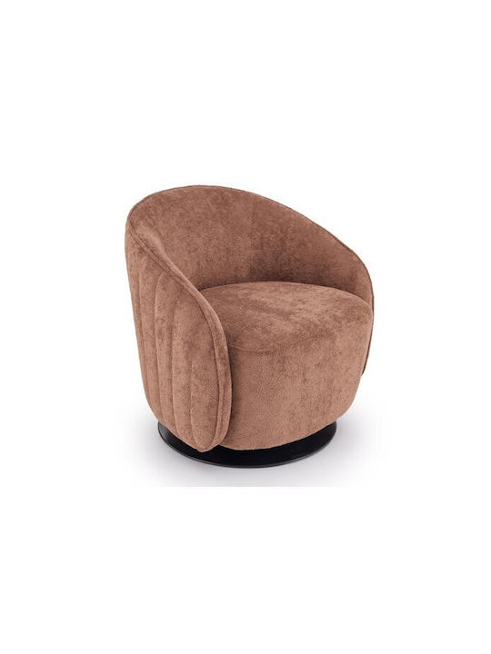 Houston 2128 Swivel Armchair Brown 72x67x70cm