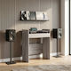 Vidaxl Πίνακας Dj Γκρι Sonoma 62 X 45 X 102 Εκ Επεξεργασμένο Ξύλο