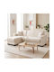 Dumma Ecke Sofa mit Bett mit Umkehrbarer Winkel & Stauraum Beige 226x146x86cm