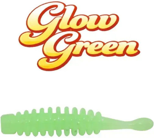 HanFishing Plankton Artificial Bait Fluorescent 3cm Glow Green Set 12pcs