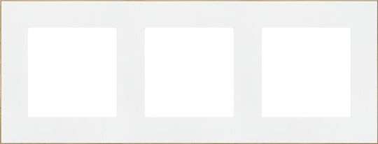 Simon 55 3-fold Frame Duo White Gold Base Trd3.166/111