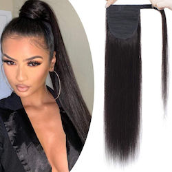 Extension With Clip With Human Remy Hair In Dark Black Colour 55cm Extension With Clip With Human Remy Hair In Dark Black Colour 55cm