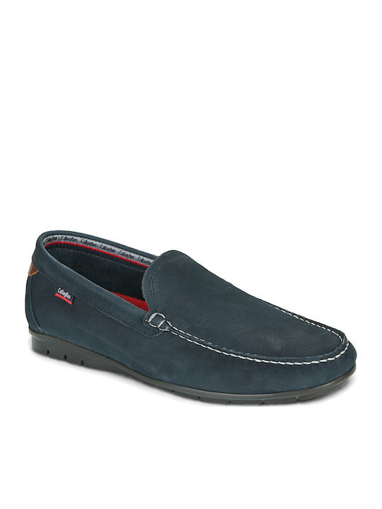 Herren Mokassins in Blau Farbe