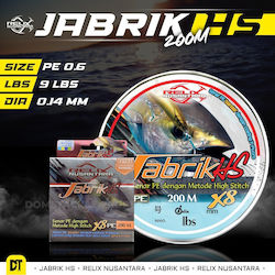 Relix Angelschnur Jabrik Hs X8 Pe 0.6 200 Meter