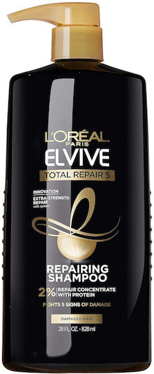 L'Oreal Paris Total Șampon împotriva Mătreții pentru Păr Deteriorat 828 ml