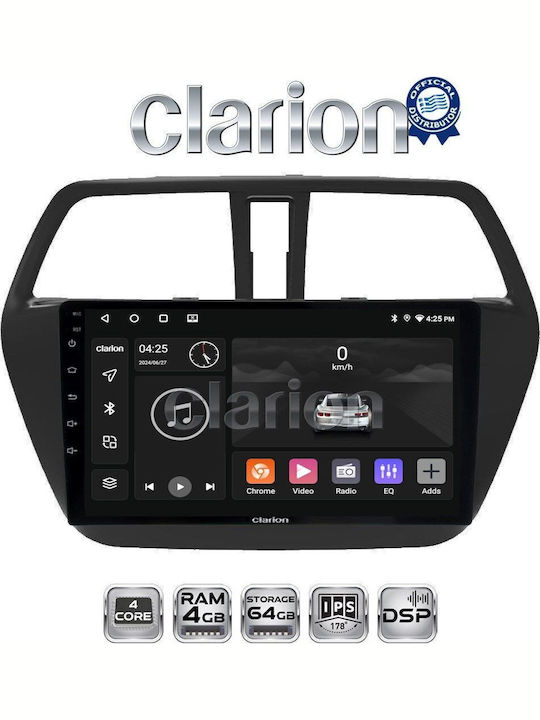 Clarion Car Audio System for Suzuki SX4 S-Cross 2014 Bluetooth USB WiFi GPS Apple CarPlay Android Auto