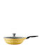 Buydeem Aluminum Pan with Lid with Non-Stick Coating 30cm
