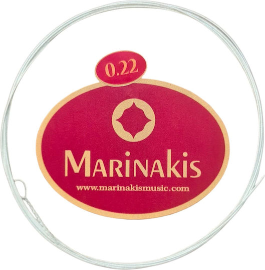 Marinakis Coardă simplă Placat cu argint pentru lăută 22"