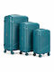 Felbags Suitcases Hard Petrol Set 3pcs
