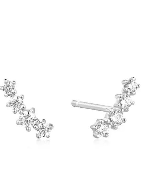 Ania Haie Earrings Studs from Silver with Stones