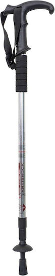 Baston telescopic metalic reglabil între 67 135 cm suport pentru drumeții