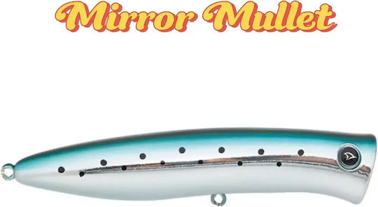 HanFishing Harp Popper 110 Artificial Bait Popper Fluorescent 11cm/28gr Mirror Mullet Glow