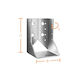 Vormann Beam Shoe for Galvanized Pergola
