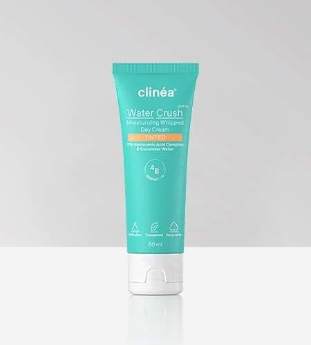 Clinea Water Crush Moisturizing Face Day Cream Tinted with SPF15 50ml