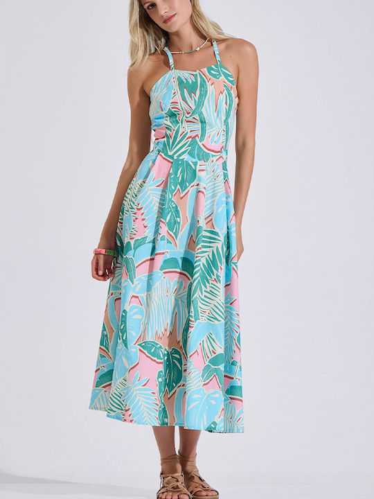 Bill Cost Sommer Midi Kobi-nezón Damenkleid Blumen