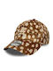 New Era La Dodgers Animal Print Dark 9twenty Регулируема Шапка Унисекс Полиестер Бежова 60844105