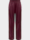 Wide Leg Sweatpants Bordeaux
