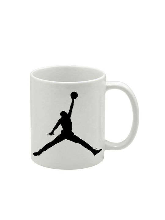 White Basketball Mug