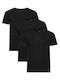 Men's Undershirts Black 3Pack