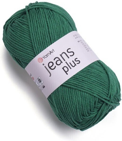 Yarn Art Jeans Plus 55% Памук 45% Акрил 100гр 160м Зелен 52