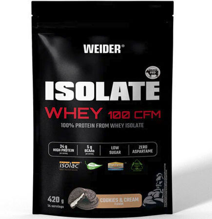 Weider 100 Cfm Протеин от Суроватка с Вкус Cookies & Cream 420gr