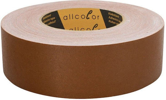 Allcolor Самозалепваща Лента за Тъкани Кафява 50mx48mm