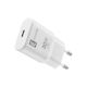 Cellular Line Φορτιστής Χωρίς Καλώδιο GaN με Θύρα USB-C 30W Λευκός