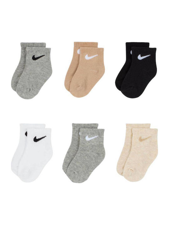 Nike Kids Ankle Socks Swoosh Swoosh Sail 6 Pairs