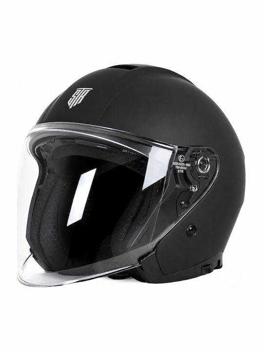 STR Avio Mat Black Κράνος Μηχανής Jet ECE 22.06...