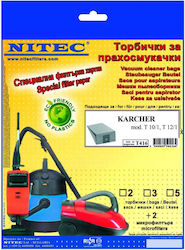 Nitec Σακούλες Σκούπας 5τμχ Συμβατή με Σκούπα Karcher