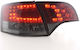 Led Taillights Audi A4 Avant 8e Black Red 2 Pieces