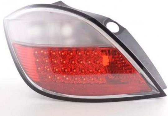 Led Taillights Opel Astra H 5-Door White Red 2 Pieces