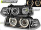 Car Bulbs Angel Eyes Bmw Series 3 E36 Sedan Compact Cabrio Touring 92-98 Black Lpbm21