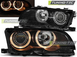 Φανάρια Angel Eyes Εμπρός Μαύρα Bmw E46 Coupe 01-03 Lpbm82 Φανάρια Angel Eyes Εμπρός Μαύρα Bmw E46 Coupe 01-03 Lpbm82
