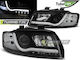 Dayline Front Black Car Lights Audi A4 8e 2001-2004 Lpau88