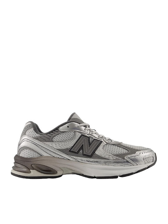 New Balance Men's Sneakers Metallic Silver Grey