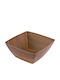Soler Hispania Evelin Salad Bowl Brown 23.5x23.5x10.5cm