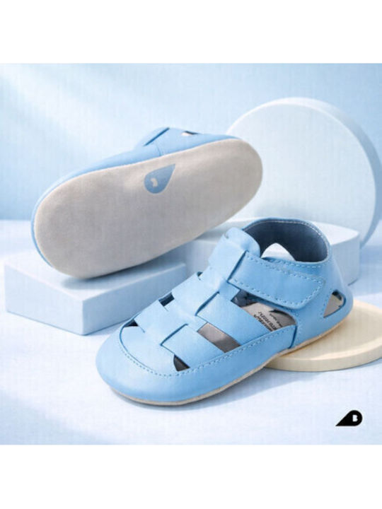 Bobux Baby Soft Sole Sandals Light Blue
