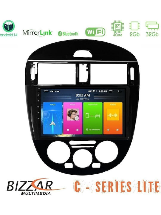 Bizzar Car Audio System for Nissan Pulsar 2015-2018 with A/C (Bluetooth/USB/AUX/WiFi/GPS) with 9" Touch Screen