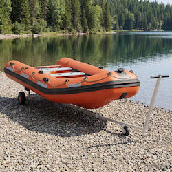 Vidaxl Adjustable Boat Trailer Pneumatic Tires Silver