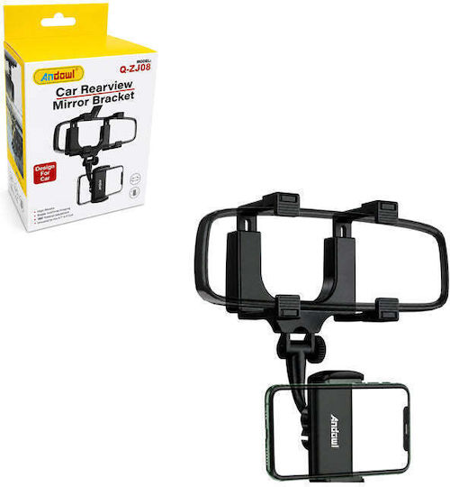 Andowl Car Mobile Mount with Adjustable Hooks Black