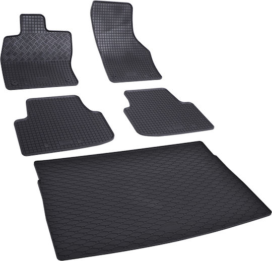 Rubber Trunk Car Mats Set for Volkswagen Golf VIII Mk8 Hatchback 5 Pieces