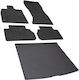 Rubber Trunk Car Mats Set Compatible with Audi Q5 III GU 5 Pieces
