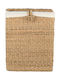 Estia Laundry Basket Wicker with Lid 46x31x55cm Beige