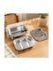 Pandaboo Inox Silver Lunch Box 2lt