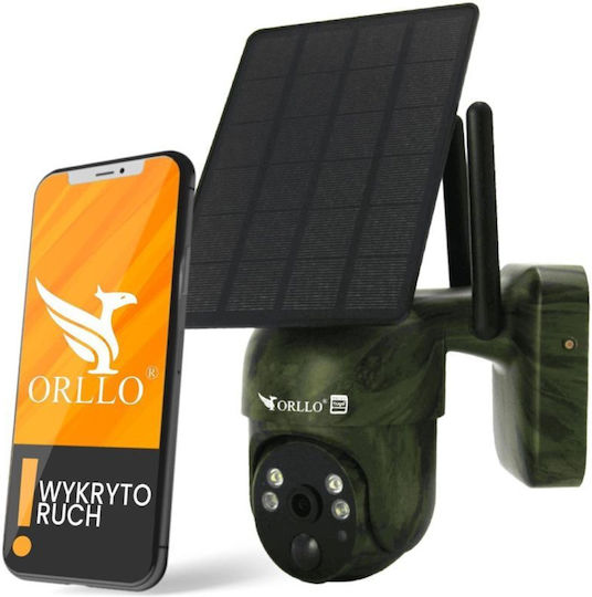 Orllo TZ-1-M IP Камера за видеонаблюдение 4G Full HD+ 3MP Водоустойчива На батерии с Двупосочна комуникация